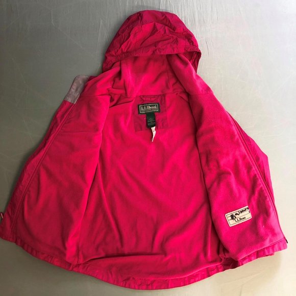 Girl's L.L Bean Fall Jacket Pink Size Small 8 - Picture 4 of 6